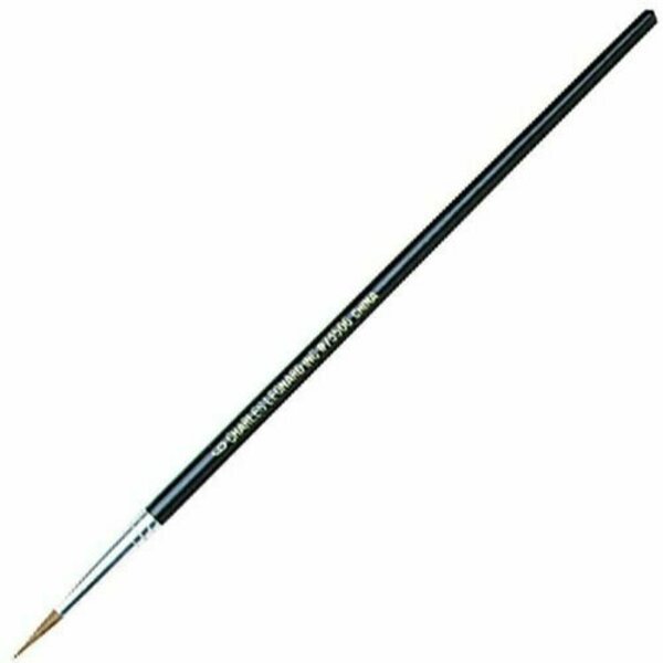 Charles Leonard CharlesLeo 73506, Artist Brush, Size 6, Camel Hair, Round, 12 LEO73506